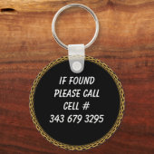 INDIEN GEVONDEN SLEUTELHANGER (Voorkant)