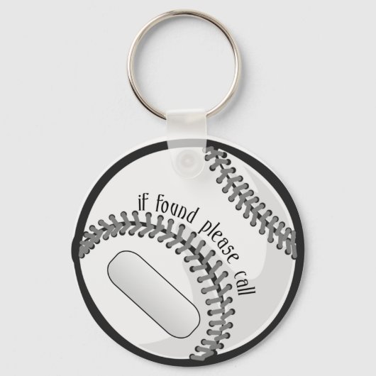 indien gevonden, sleutelketen sleutelhanger (Voorkant)