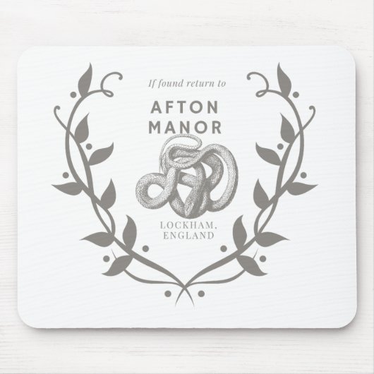 Indien gevonden, terug naar Afton Manor Muismat (Voorkant)