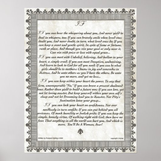 INDIEN PAPIEREND gedicht voor jonge vrouwen en mei Poster (Voorkant)