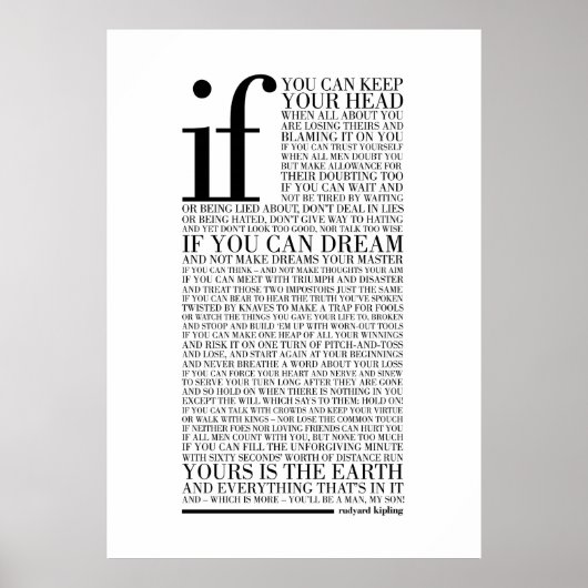 Indien Rudyard Kipling (alle opties) Poster (Voorkant)