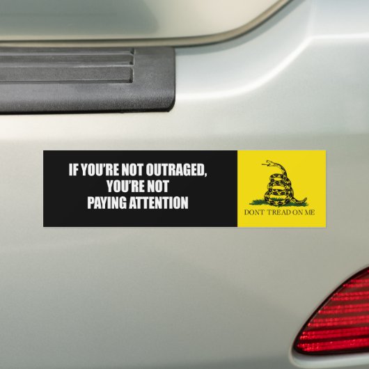 INDIEN U NIET VERTRAGD IS - BETAALT U GEEN AANDACH BUMPERSTICKER (Op auto)