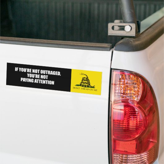 INDIEN U NIET VERTRAGD IS - BETAALT U GEEN AANDACH BUMPERSTICKER (Op Truck)