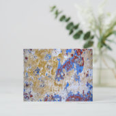 Indien - uralte Hauswand Briefkaart (Staand voorkant)