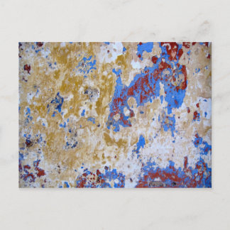 Indien - uralte Hauswand Briefkaart