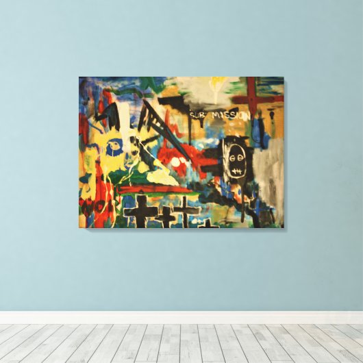 indiening. canvas afdruk (Insitu (Houten vloer))