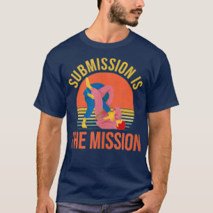 Indiening is het Mission Design Jiu Jitsu-team om T-shirt