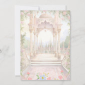 Indiër Bewaar de datum sjabloon Indiase trouwkaart Kaart (Achterkant)