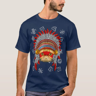 Indiër Eotic Shorthair Native American Indian T-shirt