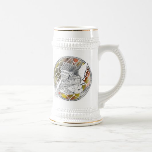 Indiër met Baby Bierpul (Rechts)