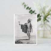 Indiër van de Natie van Kaskaskia Briefkaart (Staand voorkant)