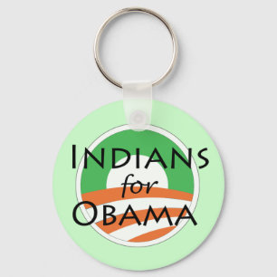 Indiër voor Obama Sleutelhanger