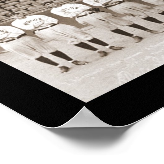 Indiërs Baseball Foto 1921 Poster (Hoek)