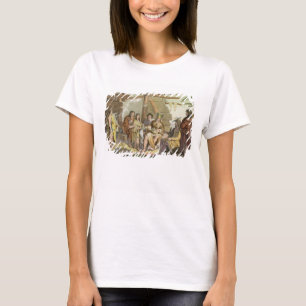 Indiërs die handel drijven met La Perouse in Cana T-shirt