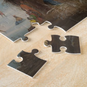 Indiërs die Lacrosse spelen op het ijs Legpuzzel (Zijkant)