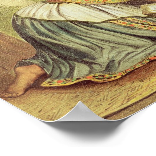 Indiërs die tortilla's voorbereiden poster (Hoek)