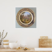 Indiërs in Sitka, Alaska Forest Bord (2953A) Poster (Keuken)