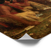 Indiërs met inheemse jachtharingen zetten foto's a poster (Hoek)