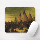  Indiërs, Raad van de Sioux-oorlog door Catlin Muismat (Met muis)