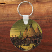  Indiërs, Raad van de Sioux-oorlog door Catlin Sleutelhanger (Voorkant)