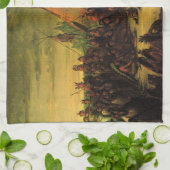  Indiërs, Raad van de Sioux-oorlog door Catlin Theedoek (Gevouwen)