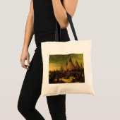  Indiërs, Raad van de Sioux-oorlog door Catlin Tote Bag (Voorkant (product))