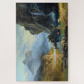 Indiërs spreken Gevist, Albert Bierstadt Legpuzzel (Verticaal)