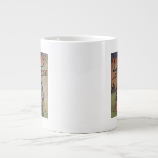 Indiërs van het noordwesten - Indische chef & thee Grote Koffiekop (Voorkant)