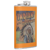 Indiërs van het noordwesten - Indische chef & thee Heupfles (Rechts)