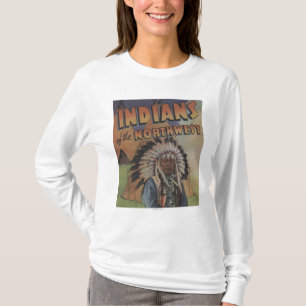 Indiërs van het noordwesten - Indische chef & thee T-shirt