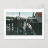 Indiërs verkopen Curios in Yakital, Yukon Briefkaart (Voorkant)