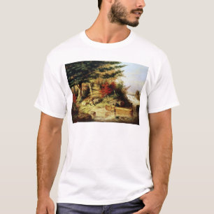 Indiërs vervoeren bont door Canada T-shirt