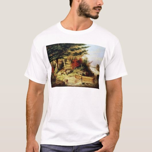 Indiërs vervoeren bont door Canada T-shirt (Voorkant)