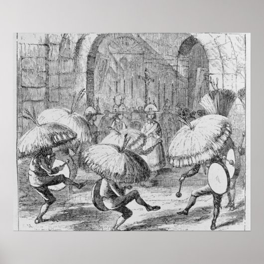 Indiërs vieren de Chuno of de Aardappel Poster (Voorkant)