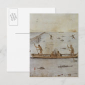 Indiërs Vist Briefkaart (Voorkant / Achterkant)