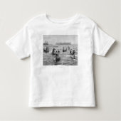 Indiërs Visten op de foto van het Soo-kanaal Kinder Shirts (Voorkant)