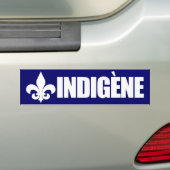 Indigene Bumpersticker (Op auto)