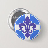 Indigene du Quebec Ronde Button 5,7 Cm (Voorkant /achterkant)