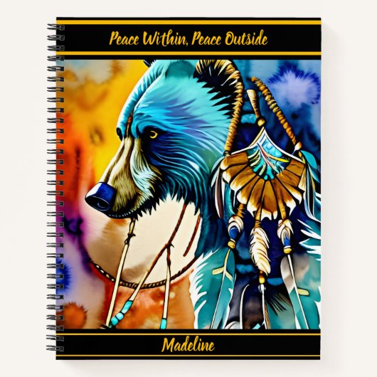 Indigenous Design Notitieboek: Artistic Flair Notitieboek (Voorkant)