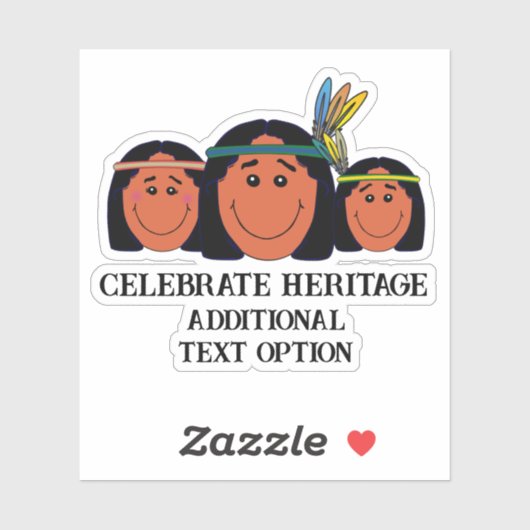 Indigenous People's Day  Sticker (Vel)