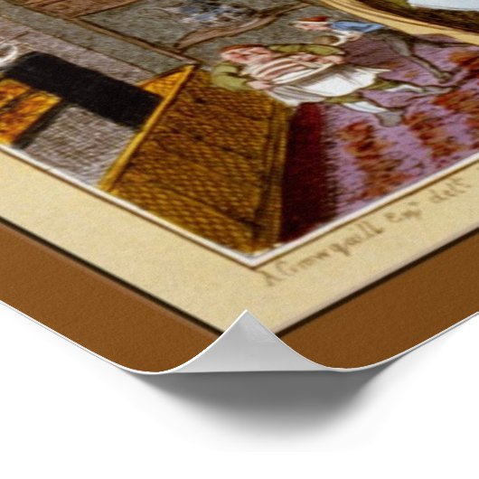 Indigestie-Poster Poster (Hoek)