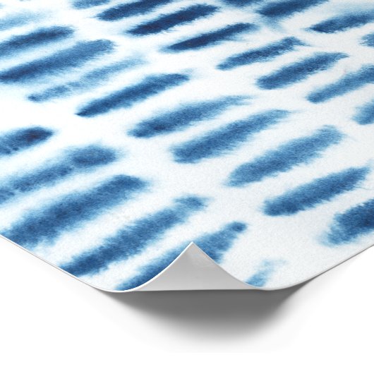 Indigio Waterverf Print (Hoek)