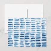 Indigio Waterverf Print Briefkaart (Voorkant / Achterkant)