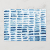 Indigio Waterverf Print Briefkaart (Voorkant)