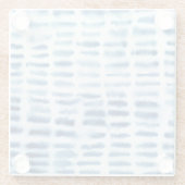 Indigio Waterverf Print Glazen Onderzetter (Achterkant)