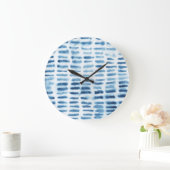 Indigio Waterverf Print Grote Klok (Huis)