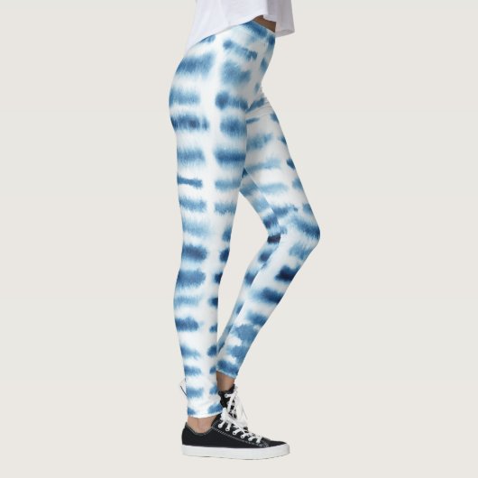 Indigio Waterverf Print Leggings (Rechts)