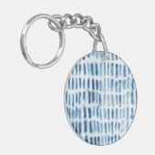 Indigio Waterverf Print Sleutelhanger (Voorkant Links)