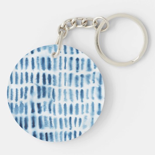 Indigio Waterverf Print Sleutelhanger (Achterkant)