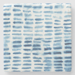 Indigio Waterverf Print Stenen Onderzetter